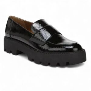 Franco Sarto Brindy Platform Black Loafer Size 8.5 A51